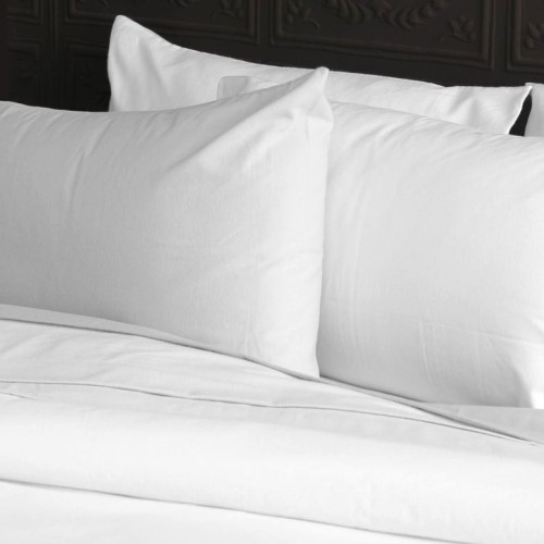Duvet Covers-Bellini by Seneca Luxe Flannelette Duvet Cover Set - White