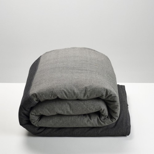Duvet Covers-Black Denim Duvet