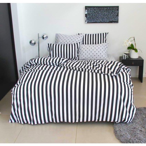 Duvet Covers-Black White Duvet Cover Set