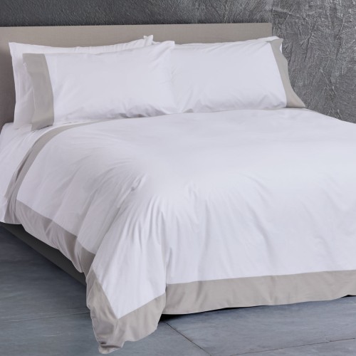 Super King NZ (265cm x 210cm)-Ruben Cotton Duvet Cover Set by Seneca - Grey