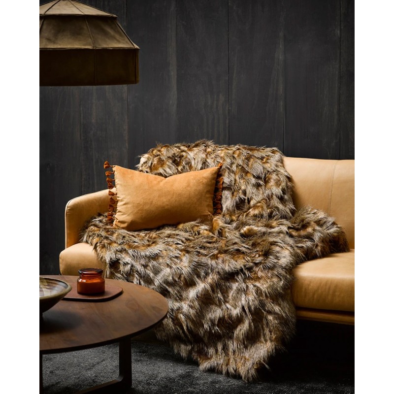 Amber Fox Best Faux Fur Throw Blanket Wild Mannered Best Home
