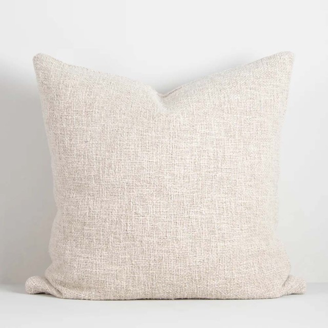 -Cyprian Euro 60x 60cm Cover/Cushion by Baya - Oatmeal