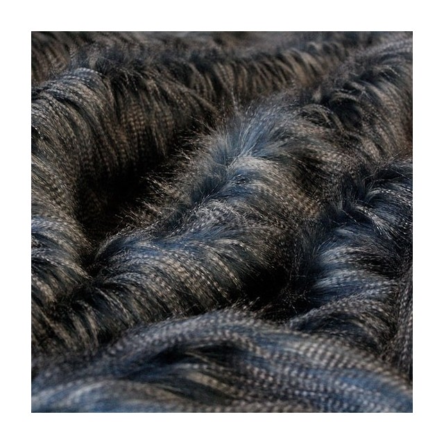 -Heirloom Faux Fur Dark Pheasant Plush Pod Beanbag