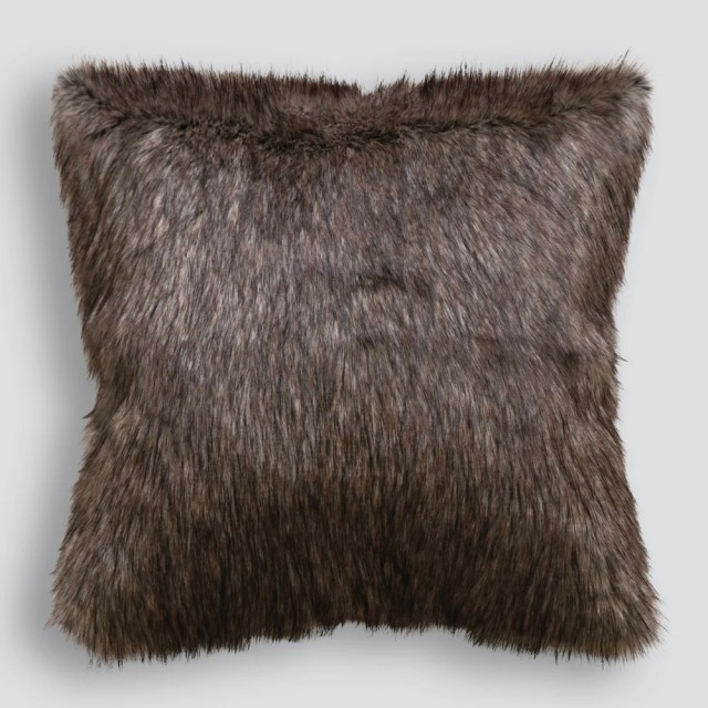-Heirloom Husky Faux Fur Euro Cushion - 65cm