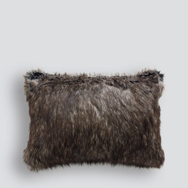 -Heirloom Husky Faux Fur Long Cushion