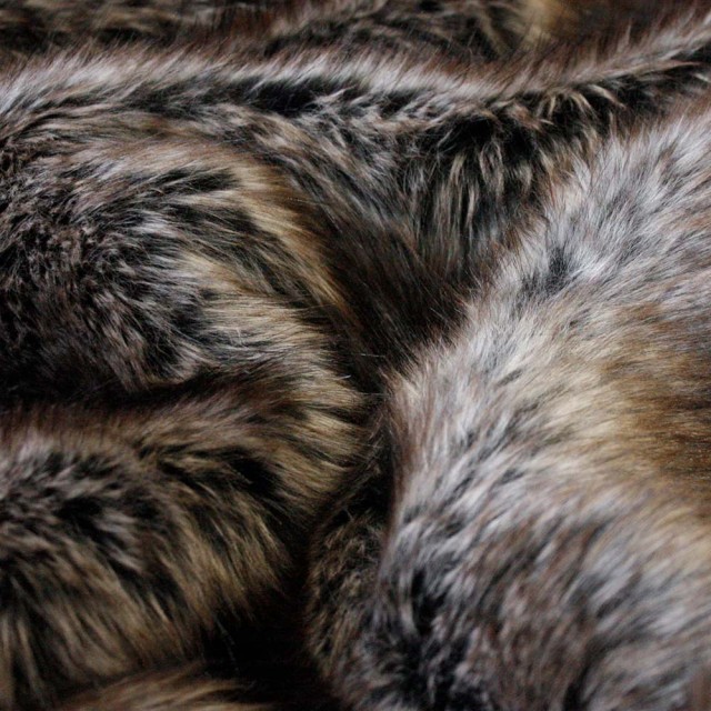 -Heirloom Faux Fur Husky Plush Pod Beanbag Cover