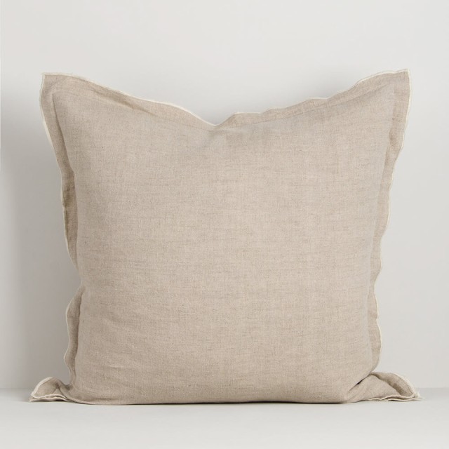 -100% Linen Linden Square Cover/Cushion by Baya - Linen