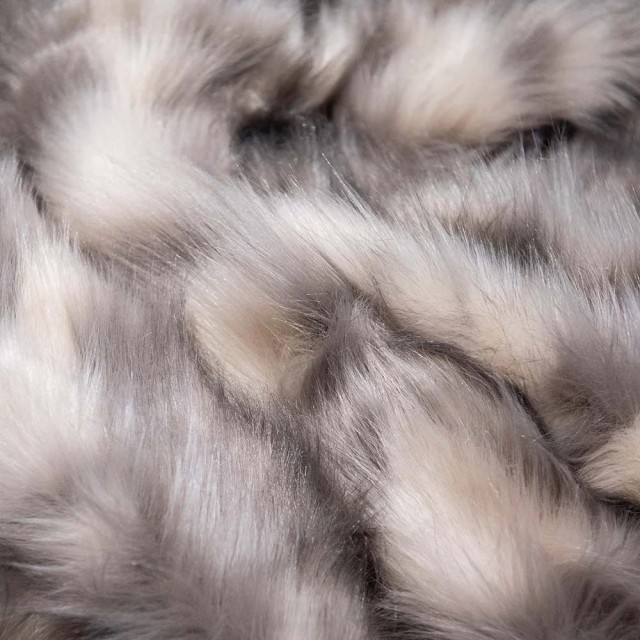 -Heirloom Faux Fur Mountain Hare Plush Pod Beanbag Cover