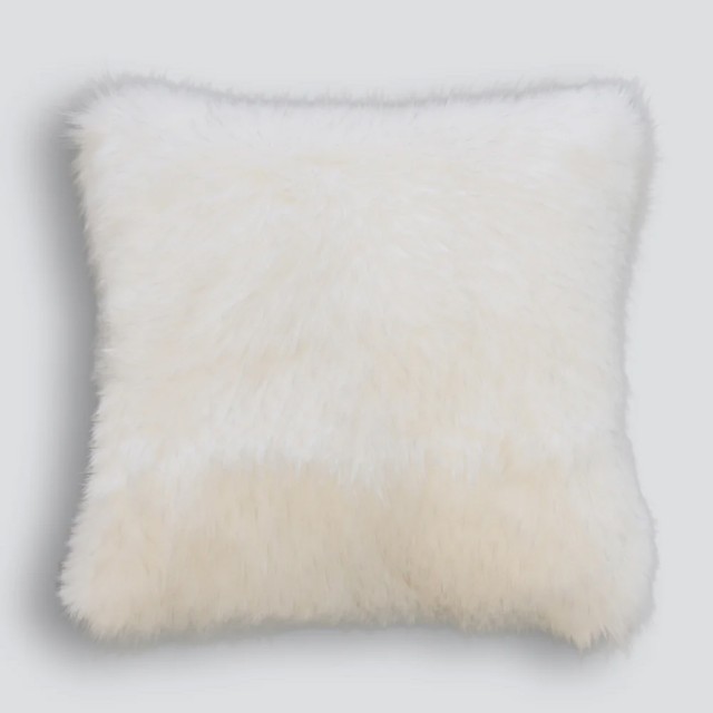 -Heirloom Norwegian Fox Faux Fur Euro Cushion - 65cm