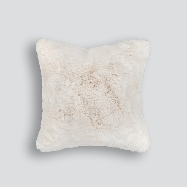 -Pelage Faux Fur Cushion by Ollo - Ivory