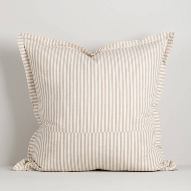 -Rowan Stripe Cover/Cushion by Baya - Oat