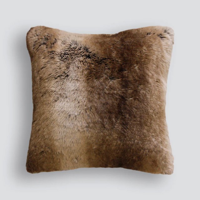 -Heirloom Sable Faux Fur Cushion - 45cm