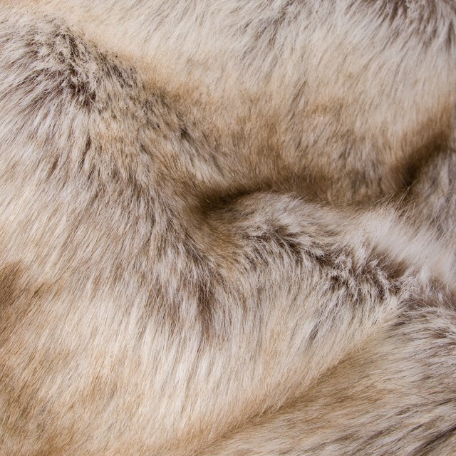 -Heirloom Faux Fur Siberian Husky Plush Pod Beanbag Cover