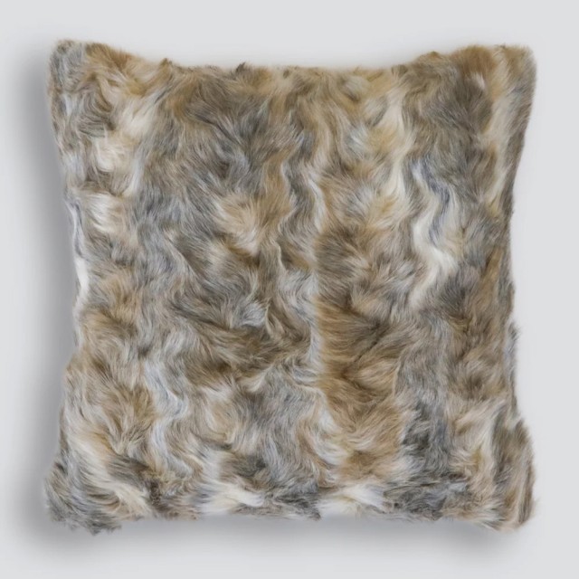 -Heirloom Vintage Squirrel Grey Feather Euro Cushion - 65cm