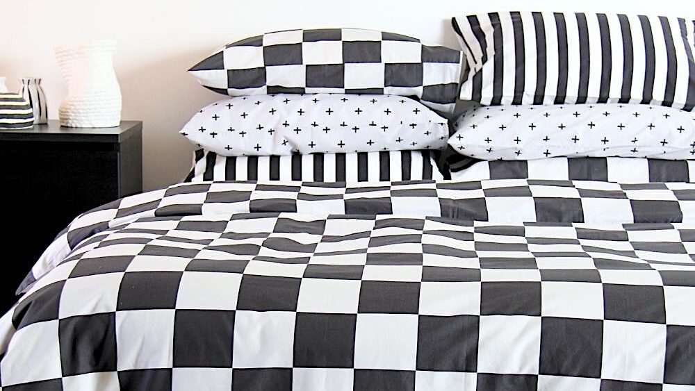 Checker Kids Duvet Cover Set