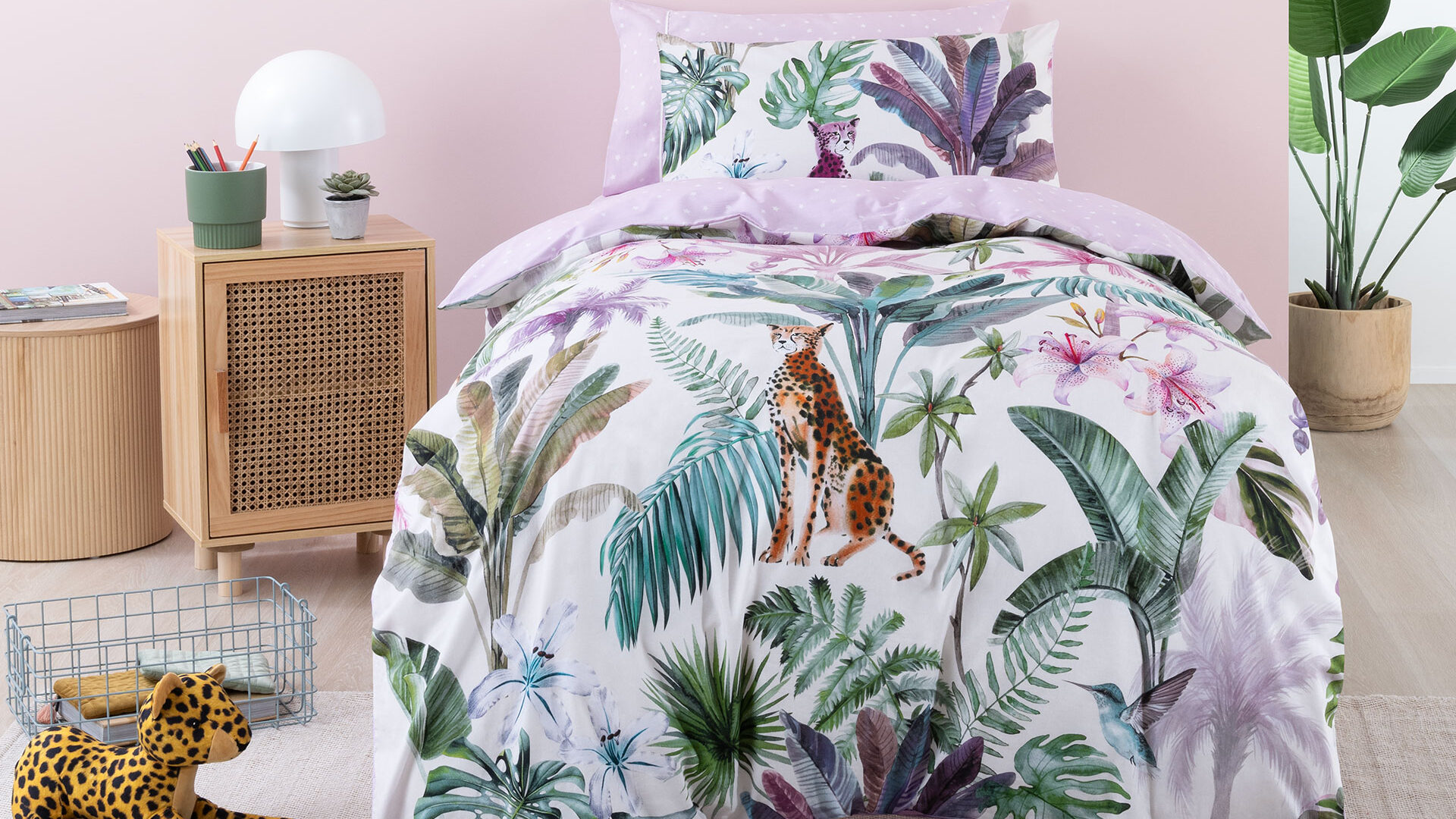 Squiggles Safari Jungle Duvet Cover Set