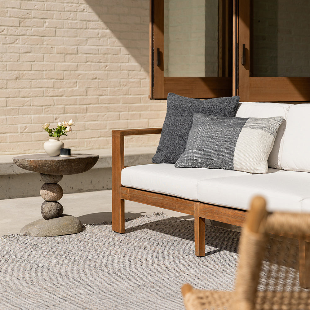 Steel Blue collection by Baya. Discover the Finn, Piper, Clipper and caspian cushions in steel blue by Baya.